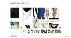 Desktop Screenshot of brainybeautytalk.com