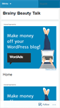 Mobile Screenshot of brainybeautytalk.com